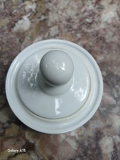 WHITE CERAMIC PESTLE AND