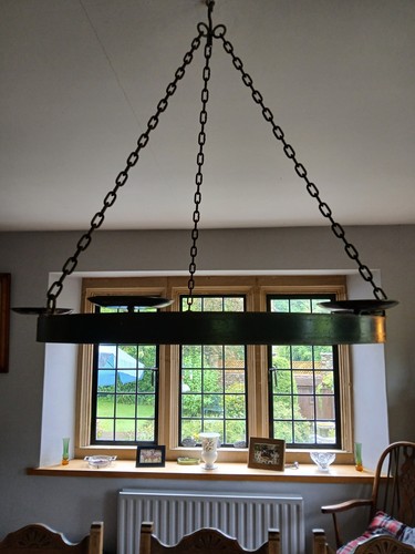 Wrought iron candle holder - candle,