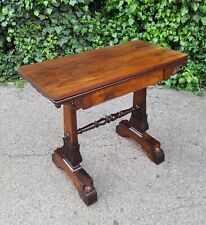 VICTORIAN ROSEWOOD CARD TABLE