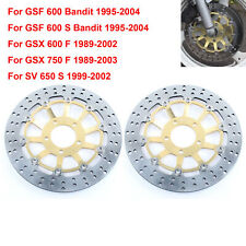 Front Brake Discs For Suzuki GSF400S Bandit 1995-1997 GSF600S 94-04 GSX750 89-92