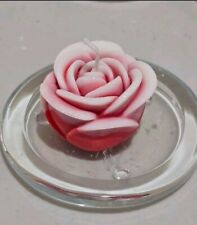 Rose Shaped Candle Handcrafted