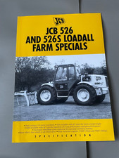 JCB 526 and 526S Loadall Farm Specials Brochure