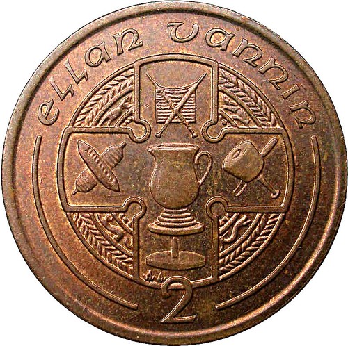 Isle man ellan vannin hand - of,