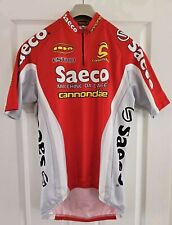 SAECO CANNONDALE CYCLING TEAM JERSEY SIZE X-LARGE EXCELLENT CONDITION VINTAGE 