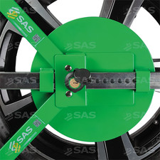 Sas green wheelclamp - sas,