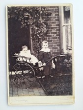 Cabinet card young children - cabinet, card: