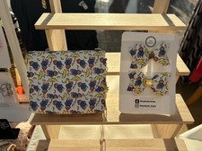 Small Paddington bear Handbag with Matching Hair Bow Clips for Girls