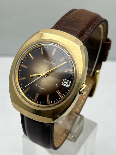 Sekonda ussr gold plated - ussr, gold-plated