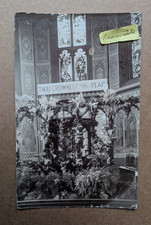 OLD PHOTO POSTCARD CHURCH RELIGION STAIN GLASS ALTAR SOCIAL HISTORY PS 295
