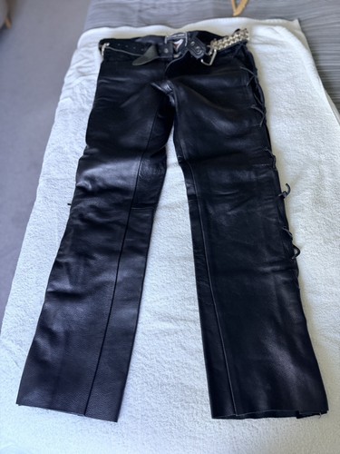 Skintan leather jeans 34 - leather.,