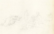 Sketches, People, Life Scene