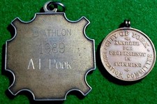 2 Bronze Medal. 42 & 25mm.