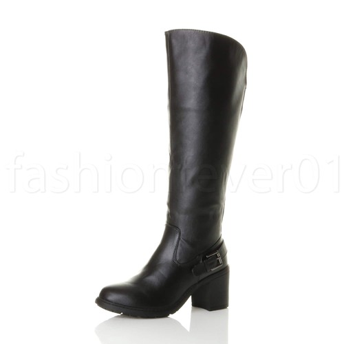 Womens ladies mid high heel - mid,
