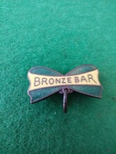 Vintage Bronze Bar Badge (A14)
