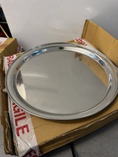round tray 14 inch stainless