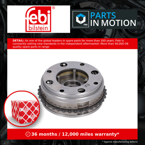 Camshaft adjuster exhaust - camshaft, side
