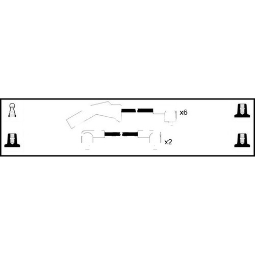 Leads ignition cables kit - leads,