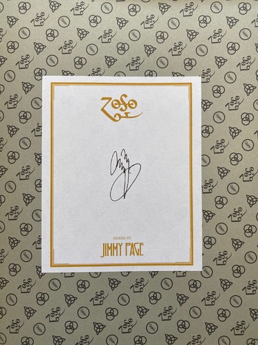 Jimmy page signed autographed - jimmy,