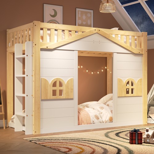 Bunk bed loft children - bunk, bed,