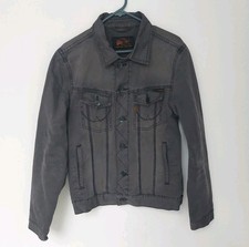 Superdry Copper Black Denim Jacket Casual / Large / Black Grey