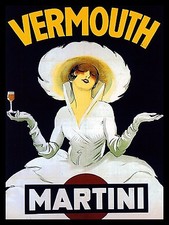 Vermouth  Martini Retro metal