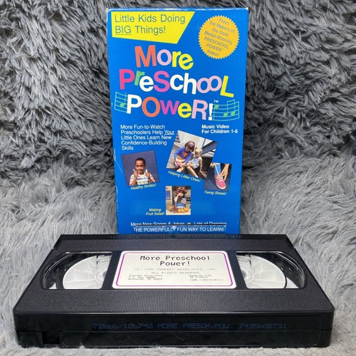 More preschool power vhs - preschool, tape