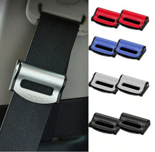 2PCS Car Safety Seat Belt Buckle Clip Seatbelt Stopper Adjuster Clip Seat UK