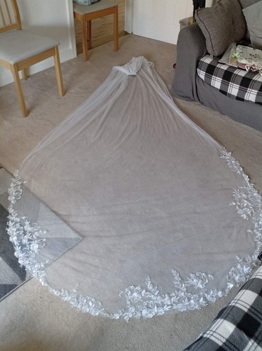 Cathedral wedding veil - cathedral,