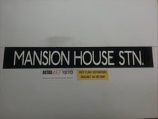 Mansion House Station - London Bus Destination Blind 15b 42” Gift
