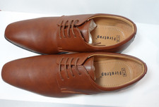 Mens Firetrap Brown Shoes Size 11 Lace Up Shoes Firetrap SN53 Tan Brown Colour