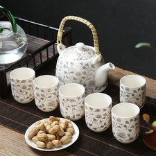 White Porcelain Tea Set with