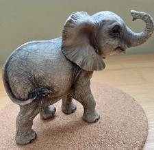 Out Of Africa Leonardo Grey Baby Elephant Calf Ornament VGC