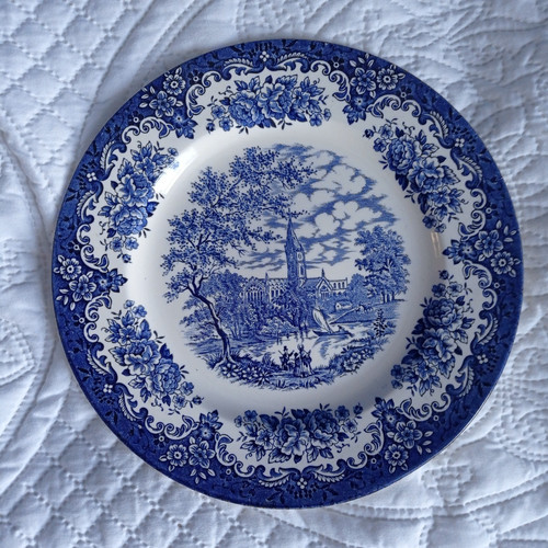 Staffordshire ironstone blue - staffordshire, &