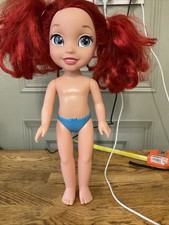 Disney Ariel  Princess Little Mermaid, Jakks Pacific Toddler Doll 35cm 14” red
