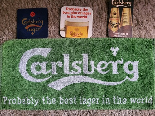 Carlsberg bar towel 3 - (lager),