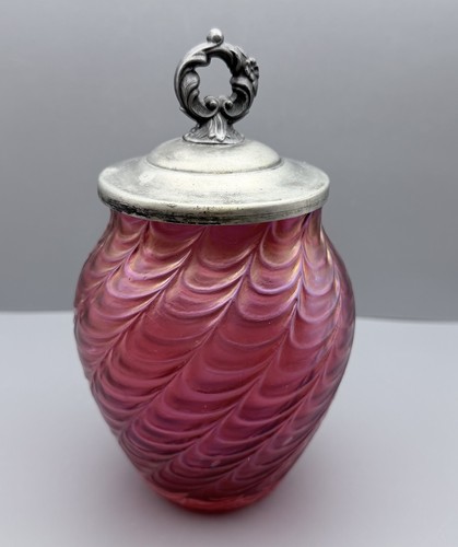 Antique loetz style art glass - antique,