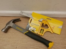 STANLEY 246028 2 46 028 300MM 12" COMBINATION SQUARE + 51310 20oz CLAW HAMMER