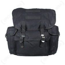 Reproduction Black GERMAN Army Rucksack / Backpack CANVAS Bag