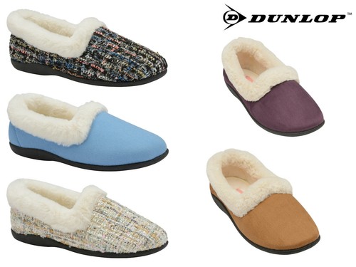 Ladies womens slippers dunlop - ladies,