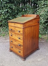VICTORIAN ROSEWOOD DAVENPORT