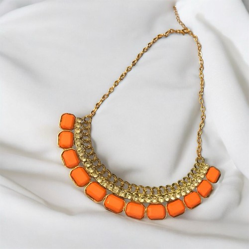 Pastel orange coloured - pastel, gold