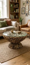 Driftwood Round Coffee Table