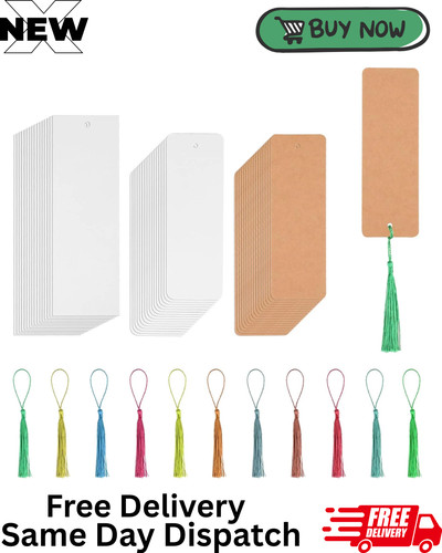Pcs blank bookmarks - blank, set
