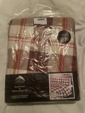 King Chelsea Duvet Set With 2 Pillow Cases Terracotta