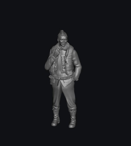 Sw1154 ww2 raf pilot smoking - sw1154,
