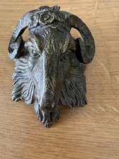 Bronze Goat Statue Altar Figurine Excellent Condition Occult Ritual Witchcraft