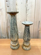 Two Wooden Silver & Gold