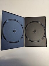 25 x 8mm Slim Black Double DVD