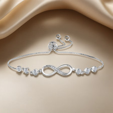 Silver Crystal Bracelet