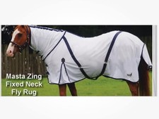 60% off Horse masta zing fly mesh rug with fixed neck size 4'9" backseat 105cm